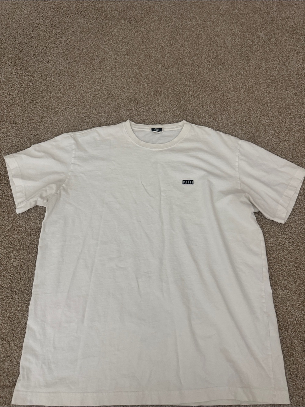 Kith White Short Sleeve Logo Tee